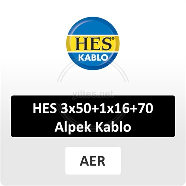 HES 3x50+1x16+70 Alpek Kablo