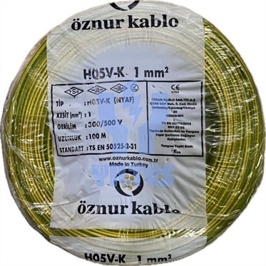 ÖZNUR 1 NYAF Kablo - S/Y 100 Metre