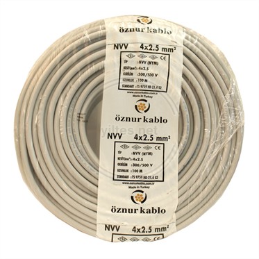 NYM 4x2,5 Antigron Kablo - ÖZNUR [100 mt]