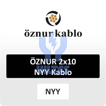 ÖZNUR 2x10 NYY (yeraltı) Kablo