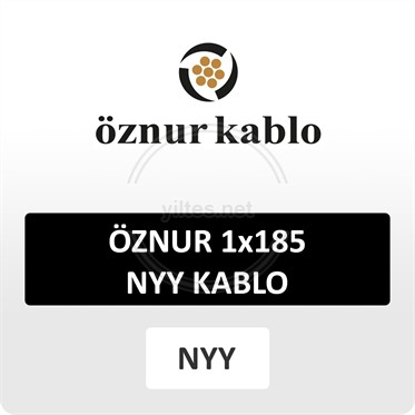 ÖZNUR 1x185 NYY (yeraltı) Kablo 