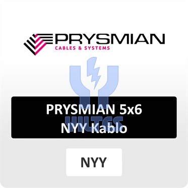 PRYSMIAN 5x6 NYY (yeraltı) Kablo