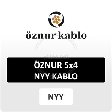 ÖZNUR 5x4 NYY (yeraltı) Kablo