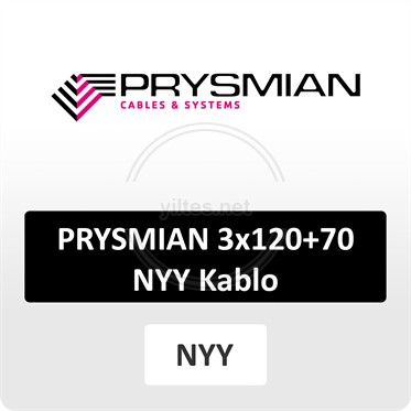 PRYSMIAN 3x120+70 NYY (yeraltı) Kablo 