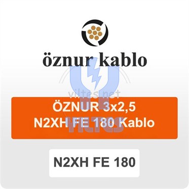 ÖZNUR 3x2,5 N2XH FE 180 Kablo