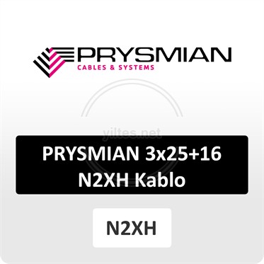 PRYSMIAN 3x25+16 N2XH Kablo