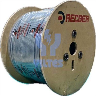 REÇBER Halojen Free Cat6 GRİ Kablo - SL400 U23 Category 6 U/UTP 4x2x23AWG - 500 Metre