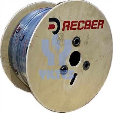 REÇBER DT 8 Dış Ortam PE 8x0,22mm2 Diafon Kablosu - 500 Metre