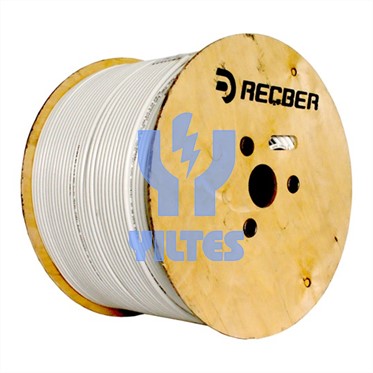 REÇBER Mini U4 PHY-PVC Cu/Al Kablo -  Beyaz 500 Metre
