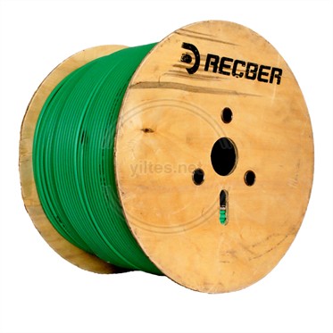 REÇBER RG6 U6 PHY-PVC Cu/Cu Kablo - Yeşil 500 Metre