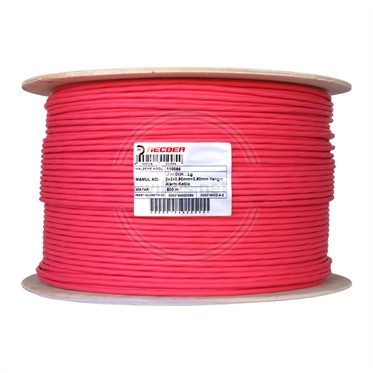 Reçber Yangın Hf Kablosu 2X2X0,8+0,8 Fe180 J-H(St)H 100 metre